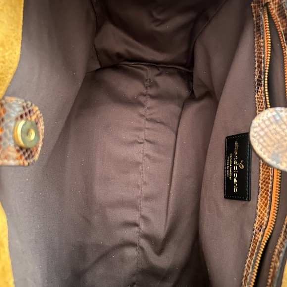 Alberta Di Canio LEATHER TOTE - Made in Italy - Picture 14 of 16